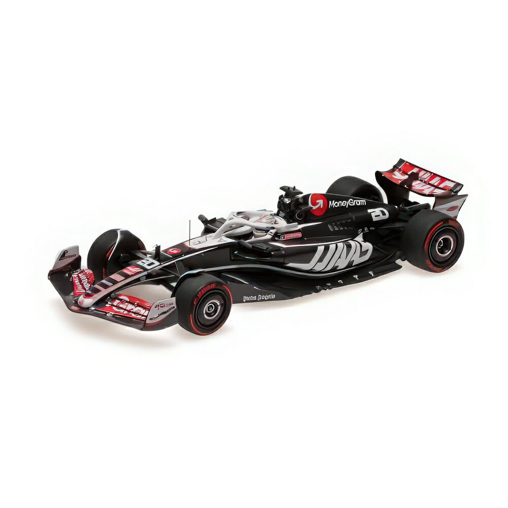 Haas F1 Fw24 チーム Moneygram Haas 20 シーズン 2024 Kevin Magnussen Black White 417240120/ MINICHAMPS 1/43 ミニカー