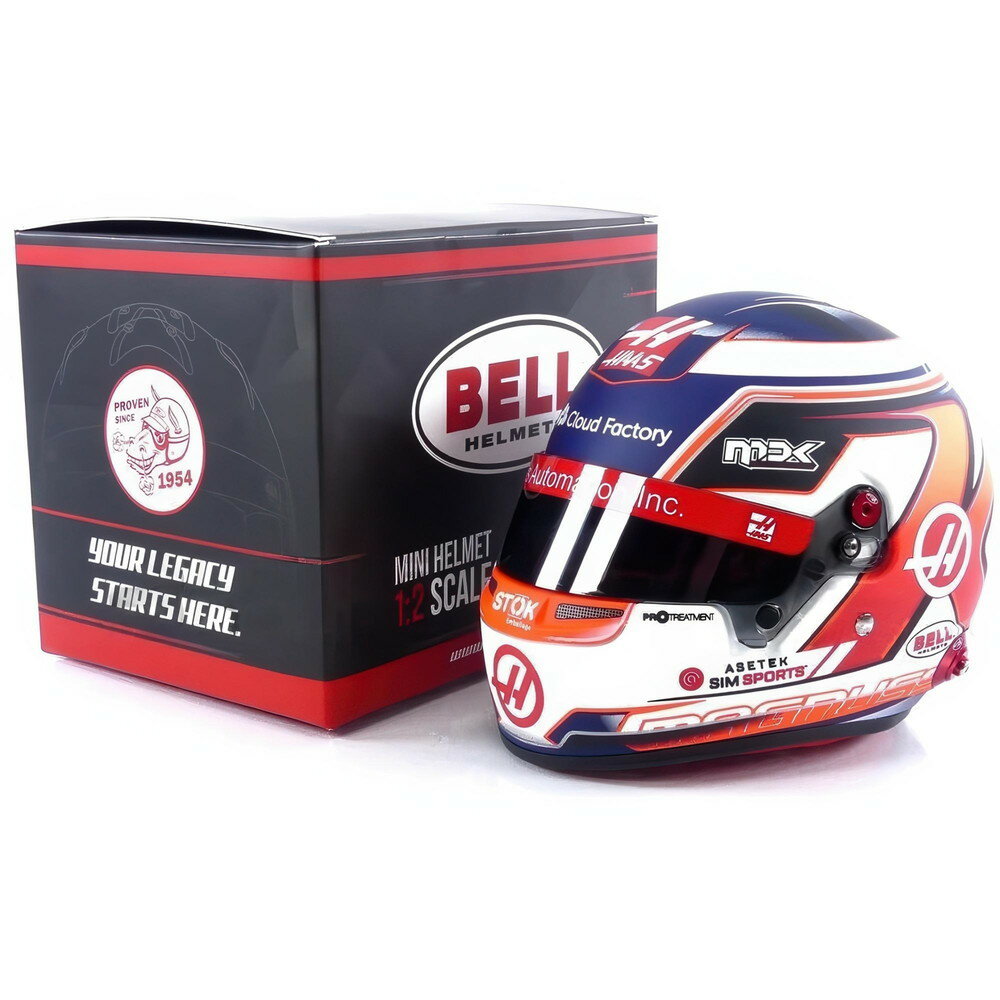 ケビン・マグヌッセン ヘルメット Haas 2022/ MINI HELMET 1/2 ミニカー