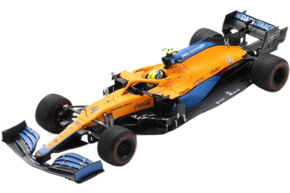 Mclaren F1 Mcl35L Mercedes M12 Eq Power+ チーム Mclaren #4 3Rd Emilia Romagna Imola Italy Gp 2021 Lando Norris/ Spark 1/18 ミニカー