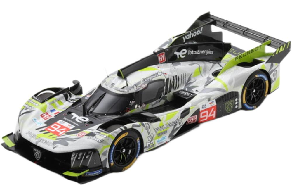 Peugeot 9X8 X6H 2.6L V6 Turbo チーム Peugeot Totalenergies 94 24H Le Mans 2024 Stoffel Vandoorne Paul Di Resta Loic Duval 18S637/ Spark 1/18 ミニカー