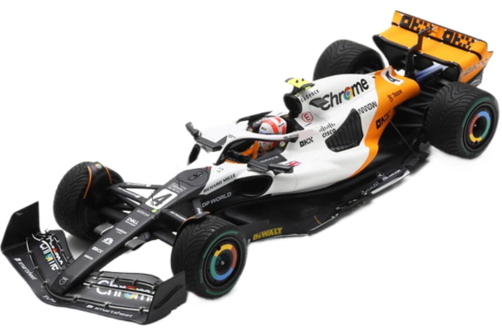 Mclaren F1 Mcl60 チーム Mclaren 4 Monaco GP 2023 Lando Norris Special Box 18S898/ Spark 1/18 ミニカー