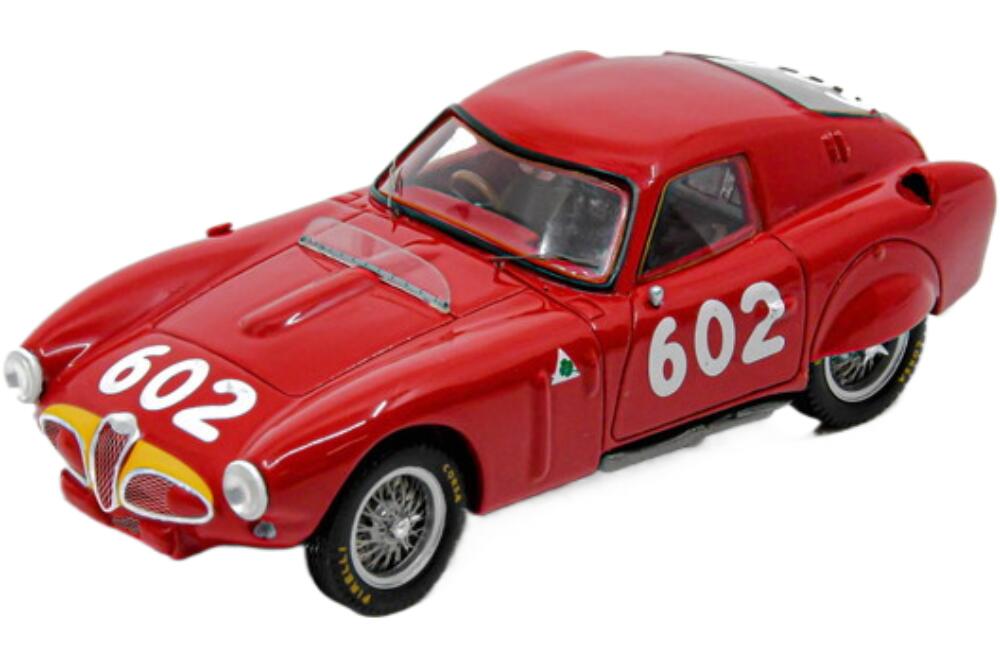 Alfa Romeo 6C 3000Cm #602 2Nd Mille Miglia 1953 J M Fangio G Sala レッド/ Spark 1/43 ミニカー