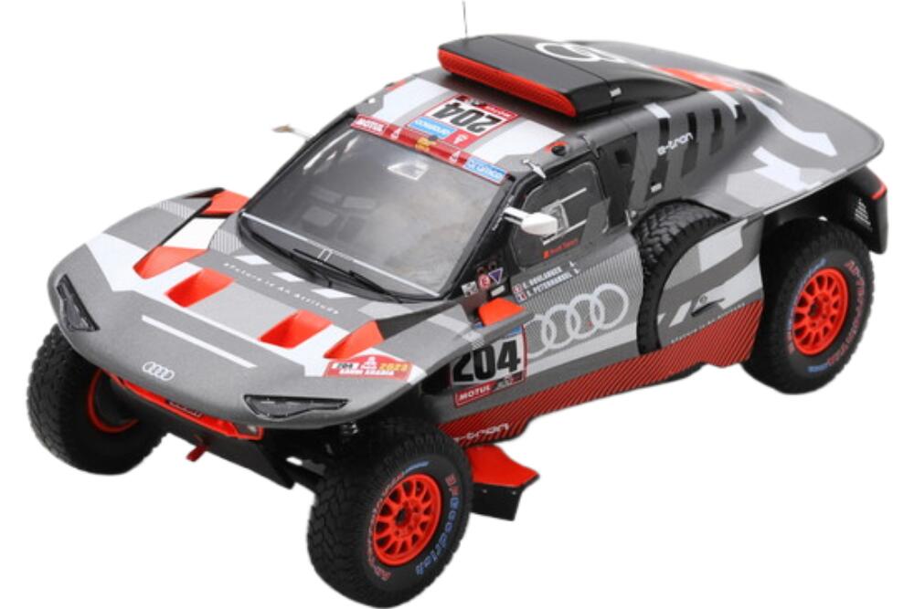 Audi Q E Tron Rs チーム Audi Sport 204 Rally Dakar 2023 Stephane Peterhansel Edouard Boulanger S4559/ Spark 1/43 ミニカー