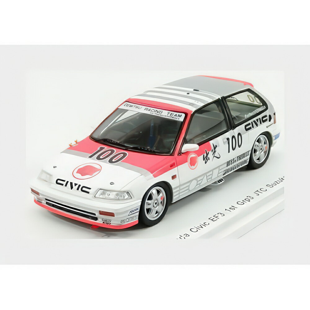Honda Civic Ef3 #100 1St Grp3 Jtc Suzuka Gp 1989 U Katayama E Muramatsu/ Spark 1/43 ミニカー