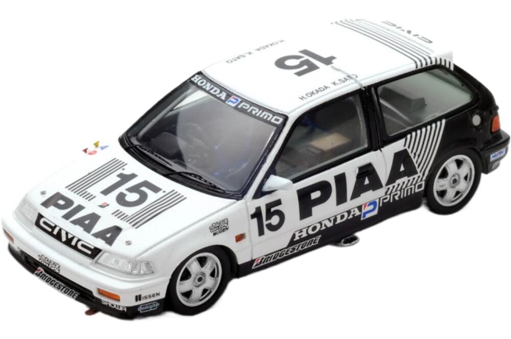 Honda Civic Ef3 Jtc #15 1989 H Okada K Sato/ Spark 1/43 ミニカー