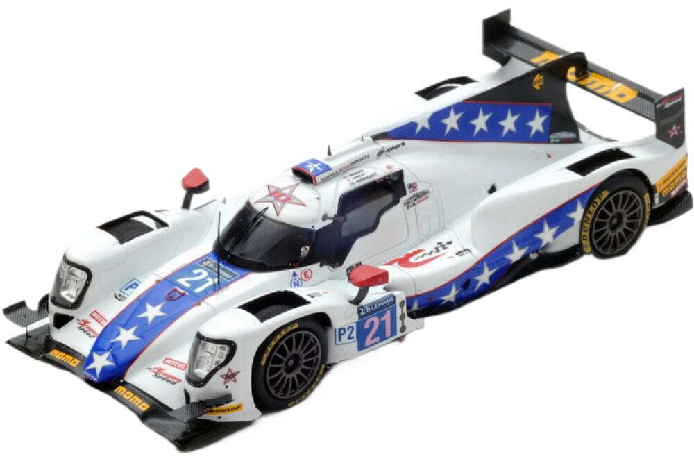 Oreca 07 Gibson チーム Dragonspeed #21 24H Le Mans 2017 H Hedman B Hanley F Rosenqvist ホワイト ブルー/ Spark 1/43 ミニカー