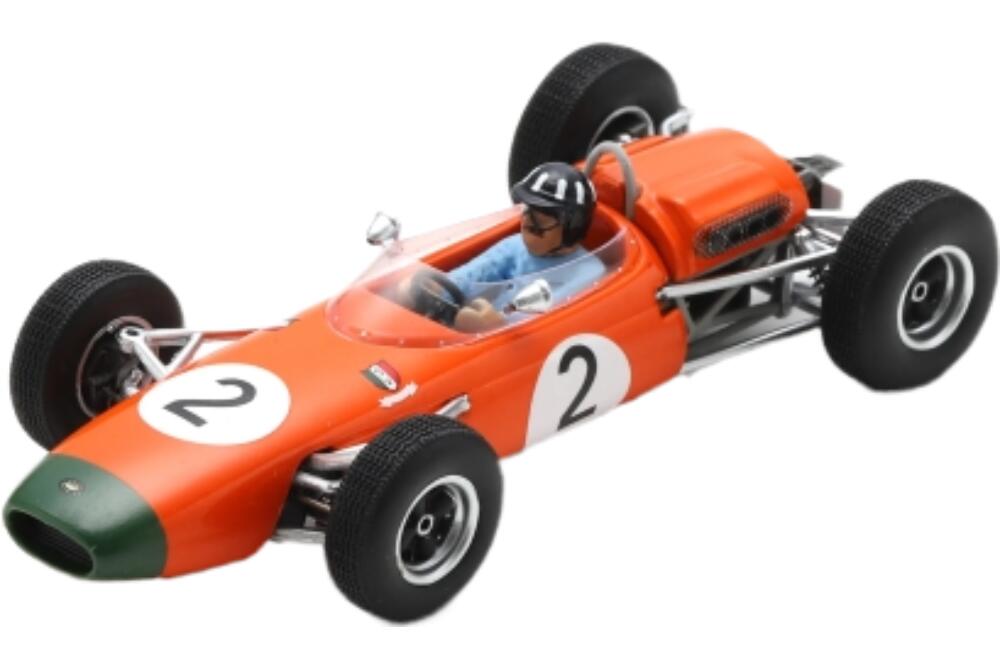 Hot Wheels - BRABHAM BT11A ニュージーランドGP 優勝 1965 (G. Hill)/ Spark 1/43 ミニカー