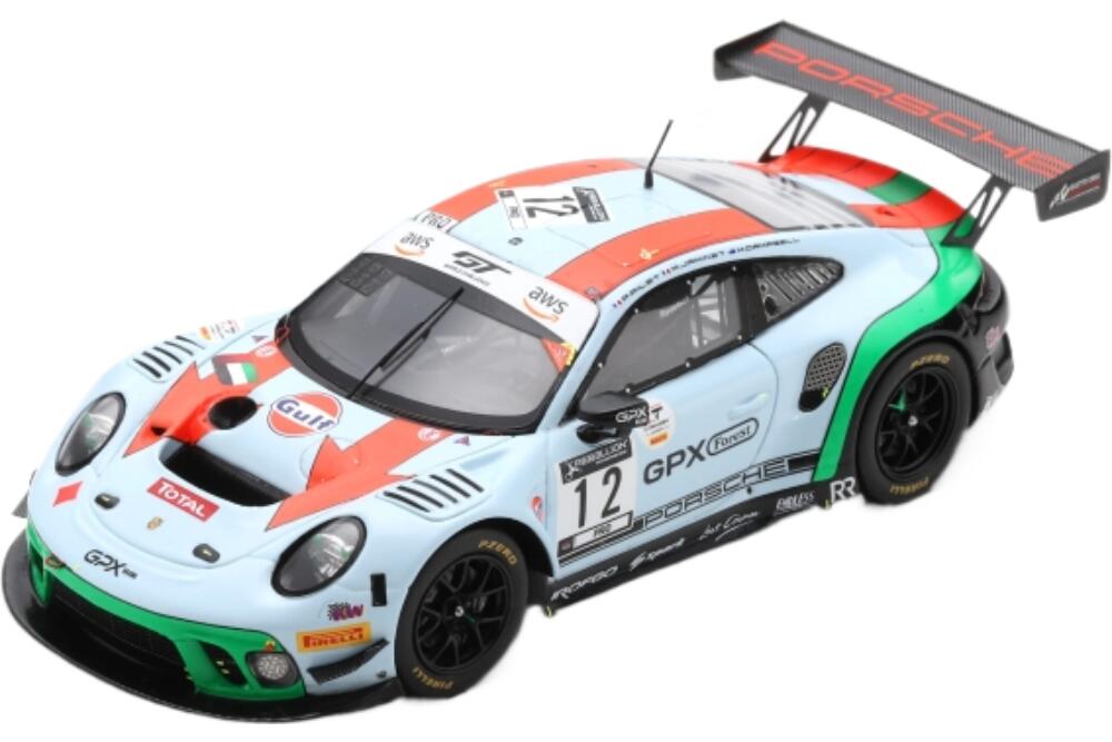 PORSCHE 911 GT3 R GPX Racing スパ 2020/ Spark 1/43 ミニカー