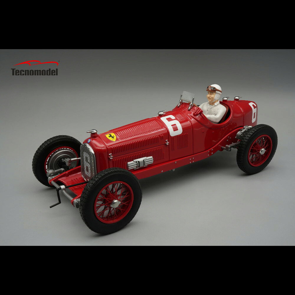 ALFAROMEO P3 Tipo B イタリアGP 優勝 1932 (R. Caracciola )/ Tecno 1/18 ミニカー