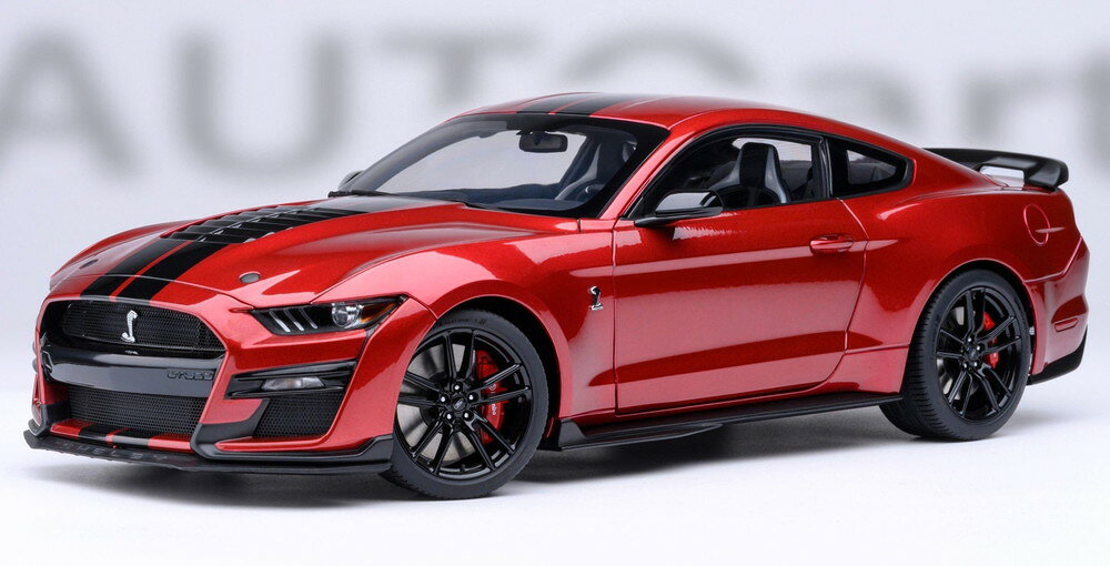 【予約】FORD USA MUSTANG SHELBY GT500 COUPE 2023 ラピッドレッド/ AUTOart 1/18 ミニカー