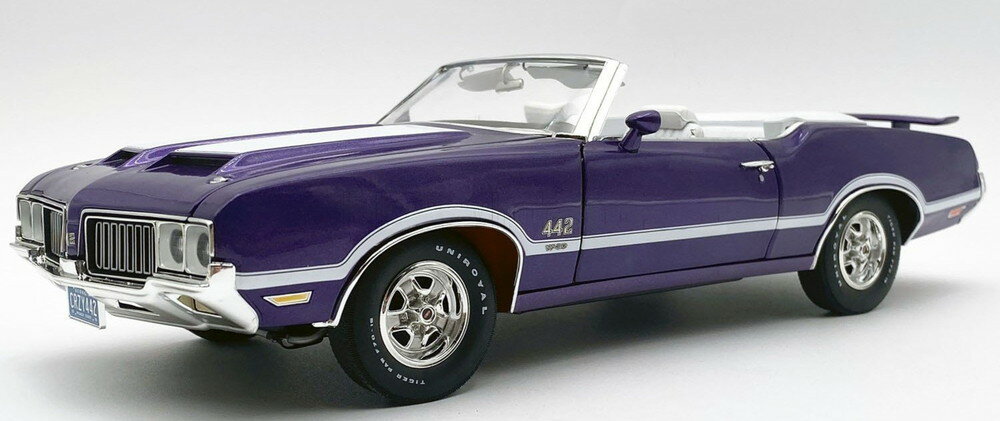 【予約】2026年発売予定OLDSMOBILE 442 W30 CABRIOLET 1970 パープル/ ACME 1/18 ミニカー