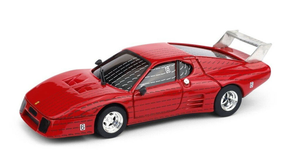 【予約】FERRARI 512BB LM ガレリアデルヴェント 1979 レッド / BRUMM 1/43 ミニカー