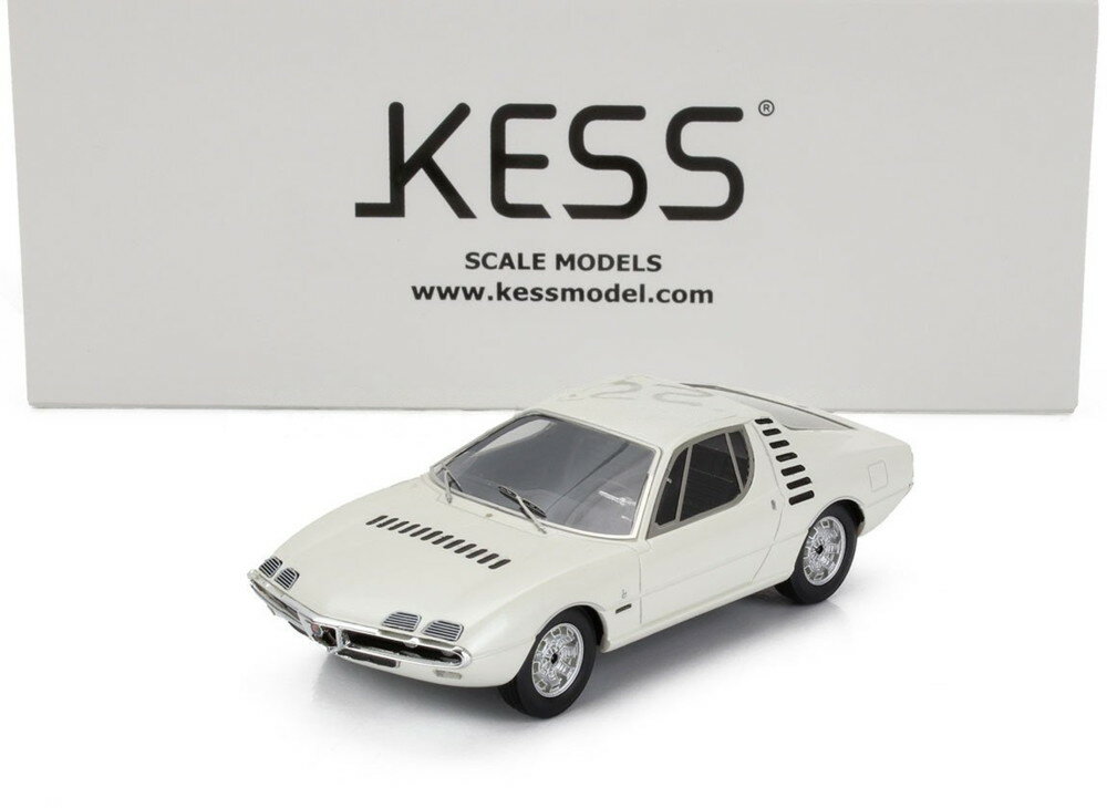 乐天商城 - 【予約】2026年発売予定ALFA ROMEO MONTREAL EXPO 1967 ホワイト/ Kess-Model 1/43 ミニカー