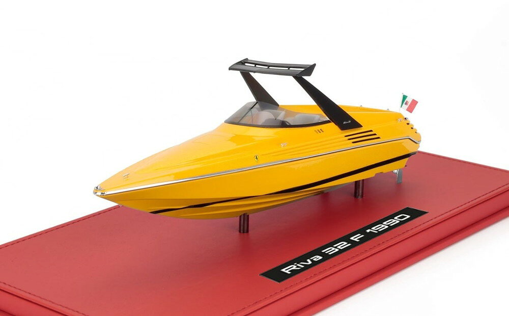 【予約】RIVA 32 FERRARI 1990 2xV8エンジン 780CV イエロー/ Kess-Model 1/43 ミニカー