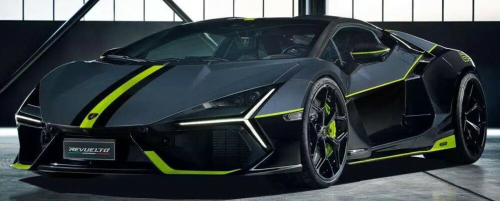 【予約】2026年発売予定LAMBORGHINI REVUELTO HYBRID N63 2024 グリジオテレスト グレーブラックグリーン / LOOKSMART 1/43 ミニカー