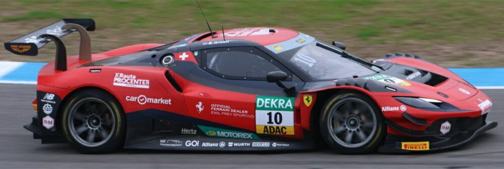 【予約】2026年発売予定FERRARI 296 GT3 3.0L ツインターボ V6 チーム Emil Frey Racing N 10 DTM 2025シーズン ベン・グリーン レッドブラック / LOOKSMART 1/43 ミニカー