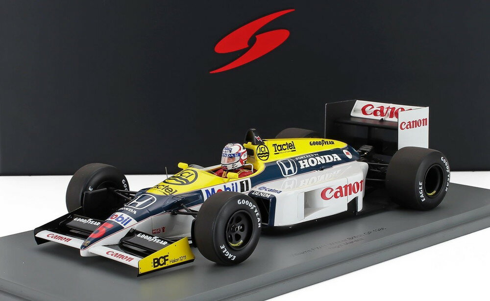 WILLIAMS F1 FW11 チームWILLIAMS N5 イギリスGP ウィナー 1986 ナイジェル・マンセル イエローホワイトブラック / Spark 1/18 ミニカー