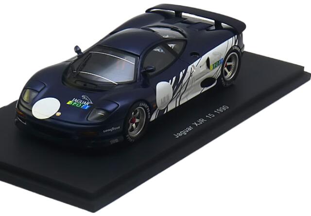 Jaguarジャガー XJR 15 Sportスポーツ 1990 ダークブルーメタリックホワイト / Spark 1/43 ミニカー