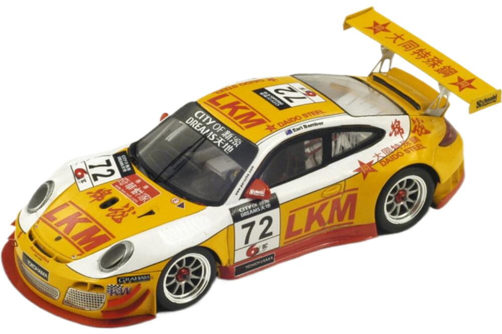 PORSCHE 911 997 Gt3R Lkm #72 City Of Dreams Macau Gt Cup 2013 オレンジ ホワイト/ Spark 1/43 ミニカー