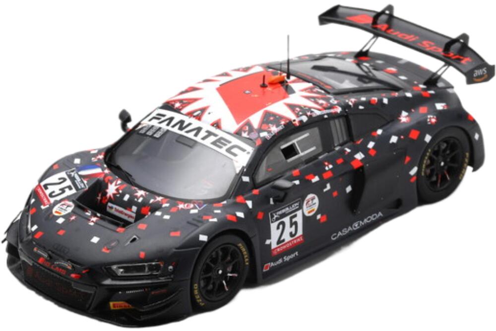 Audi R8 Lms Gt3 チーム Sainteloc Racing 25 24H スパ 2022 L Legeret M Campbell M Jaminet Matt Black SB512/ Spark 1/43 ミニカー