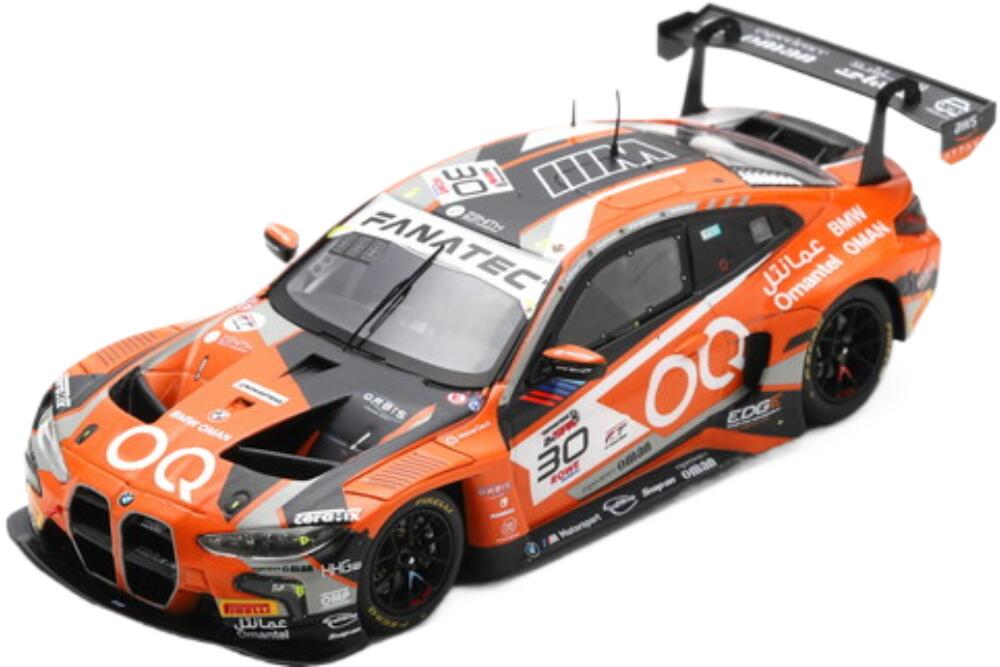 Bmw 4 Series M4 Gt3 3.0L Turbo  Oq Oman Racing 30 24H  2024 Jens Klingmann Ahmad Al Harthy Sam De Haan Calan Williams SB820/ Spark 1/43 ߥ˥