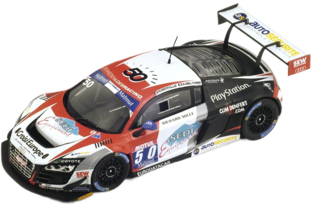 Audi R8 Lms Ultra S Loeb Rg #50 1Er C2 Ledenon Gt Tour 2014 Beltoise Berville/ Spark 1/43 ミニカー
