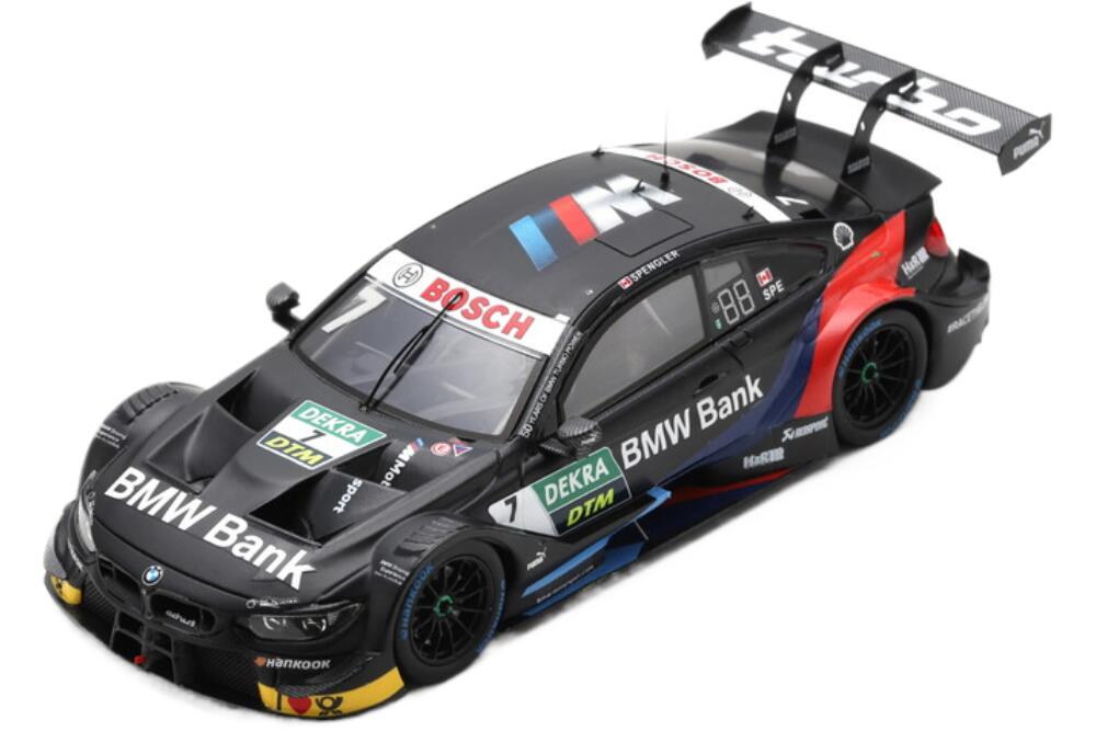 Bmw 4 Series M4 Bank チーム Rmg #7 Hockenheim Dtm 2019 B Spengler ブラック/ Spark 1/43 ミニカー