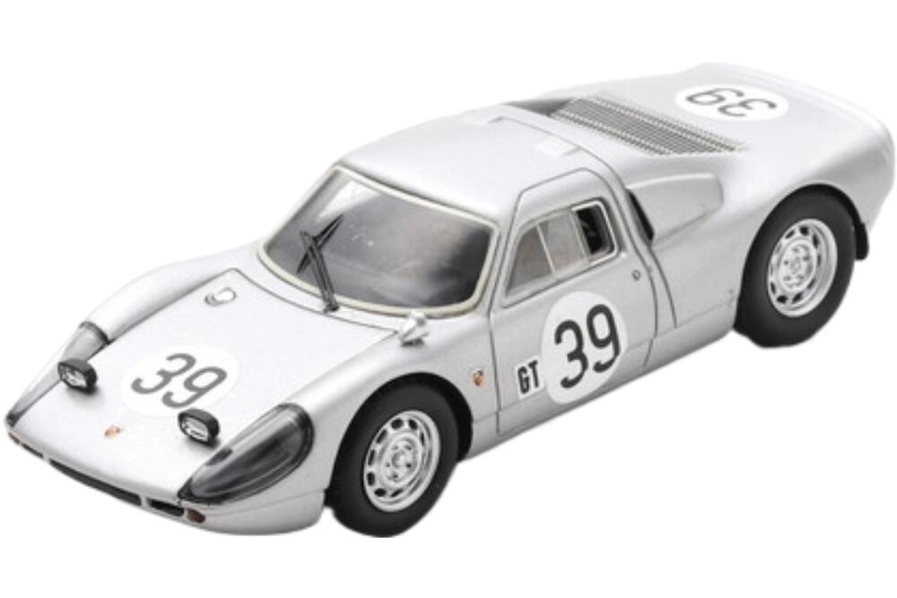 Porsche 904 Gts #39 12H Sebring 1965 J Buzzetta B Pon シルバー/ Spark 1/43 ミニカー