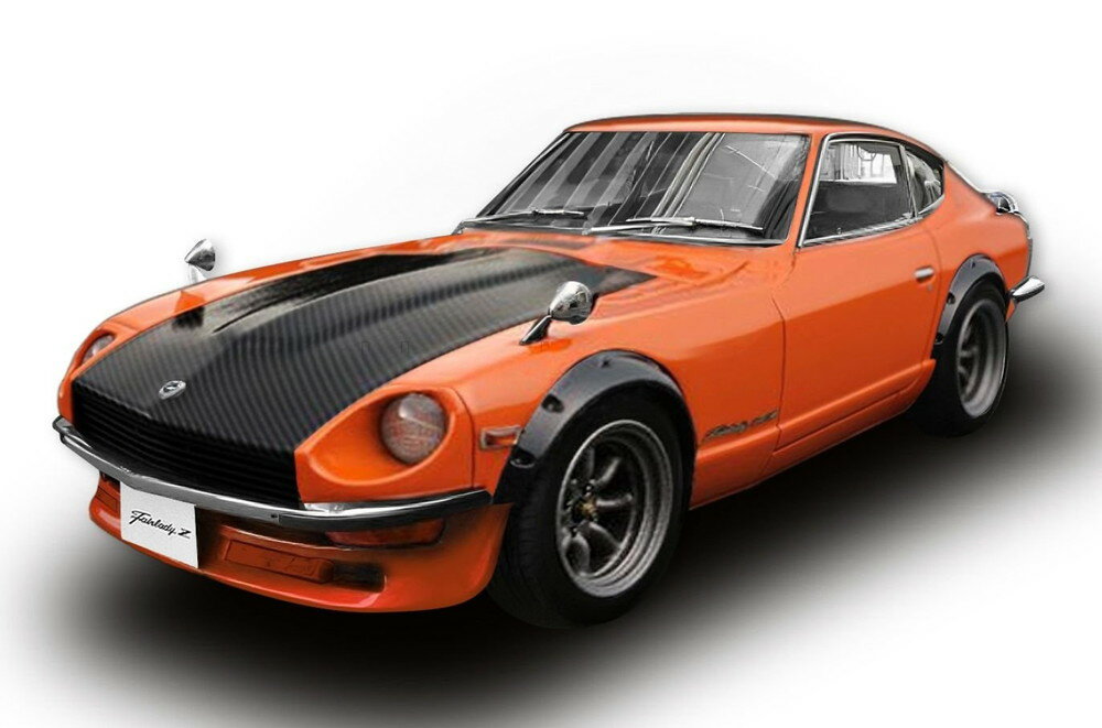 【予約】NISSAN フェアレディZ (S30) 右ハンドル 1970 オレンジカーボン / Sun Star 1/18 ミニカー