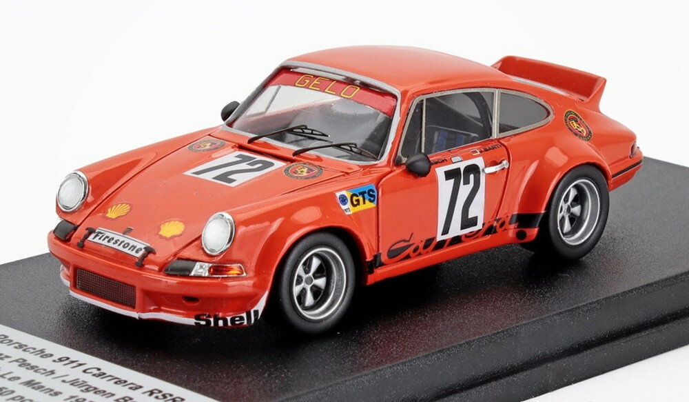 Rakuten - 【予約】PORSCHE 911 CARRERA RSR N72 ルマン24時間 1974 フランツペッシュ ユルゲンバルト オレンジ/ Trofeu 1/43 150台限定ミニカー