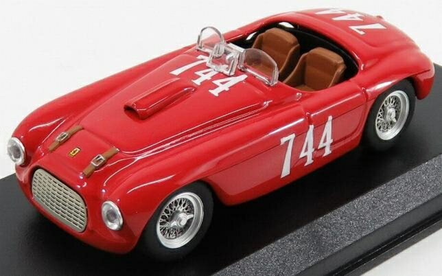 Hot Wheels - フェラーリ 195S バルケッタ スパイダー #744 カラブリア一周 優勝 1950 セラフィーニ/サラミ レッド / ART-MODEL 1/43 ミニカー