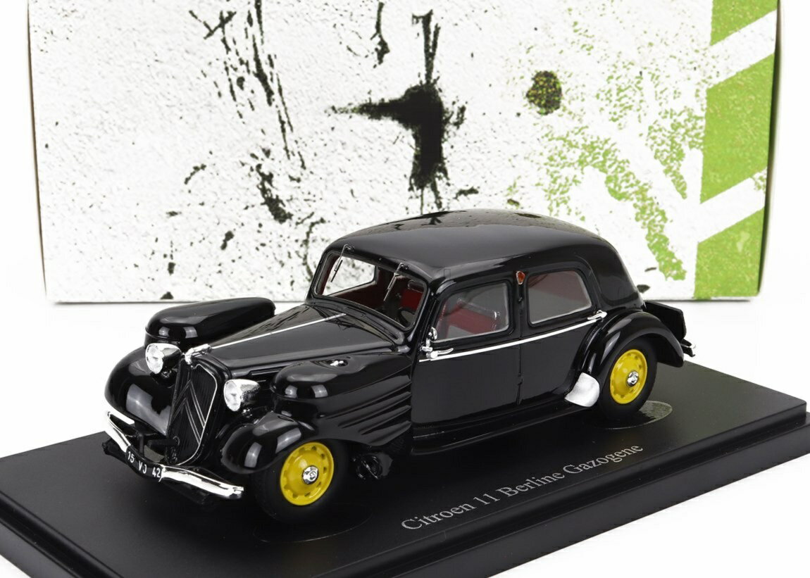 【予約】シトロエン 11BL 木炭自動車（ガスオーガス）フランス 1935 ブラック 333台限定/ Autocult 1/43 ミニカー