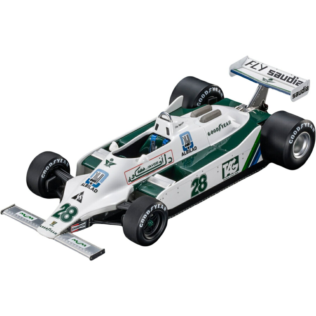 Williamsウィリアムズ F1 FW07 Fordフォード #28 Winner British GP 1979 Clay Regazzoniクレイ・レガツォーニ ホワイトグリーン / GP Replicas 1/18 ミニカー
