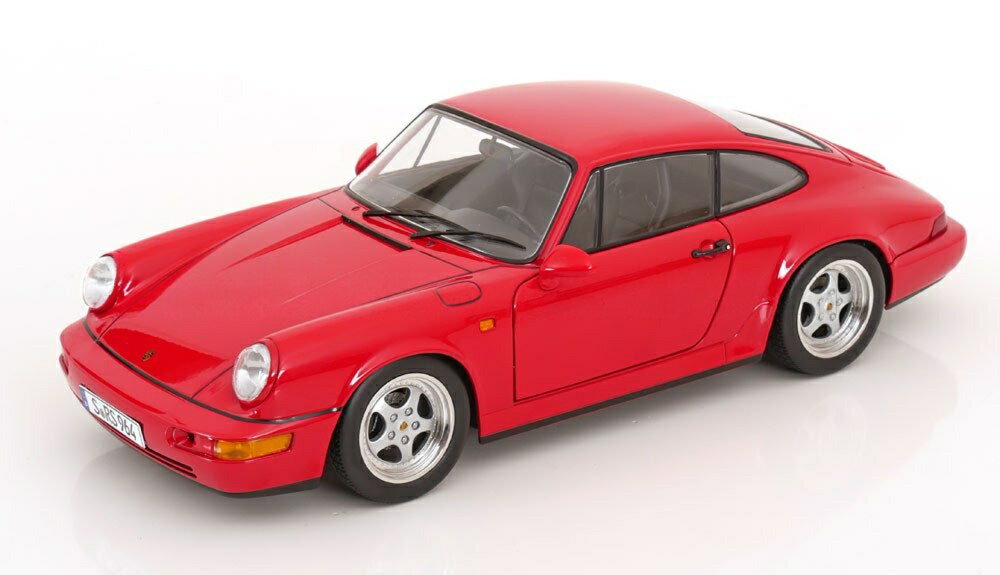 【予約】2026年以降発売予定ポルシェ 911 964 RS クーペ 1992 レッド (スピードラインホイール) / KK-SCALE 1/12 ミニカー