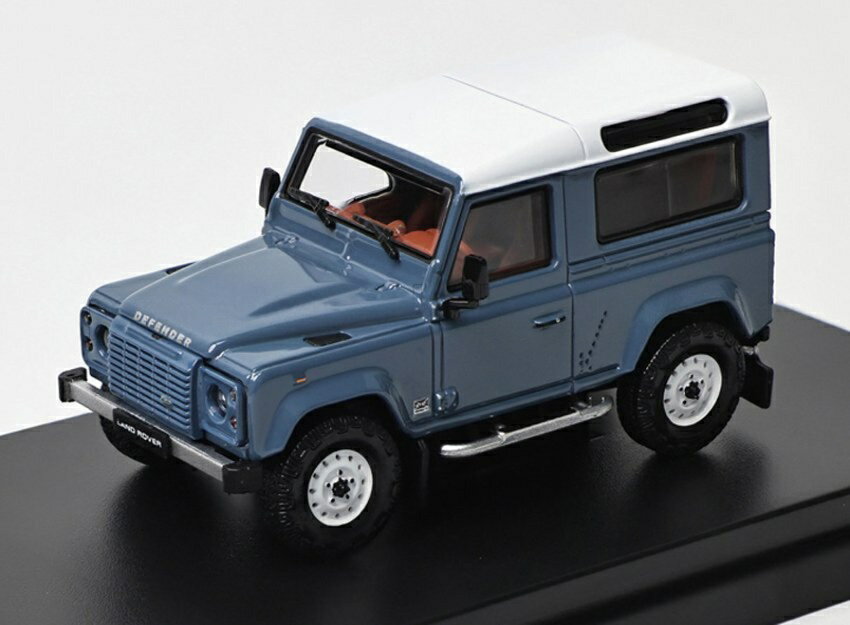 Rakuten - 【予約】2026年以降発売予定ランドローバー ディフェンダー 90 V8 2018 ヴィンテージブルー/ホワイト / LCD 1/64 ミニカー