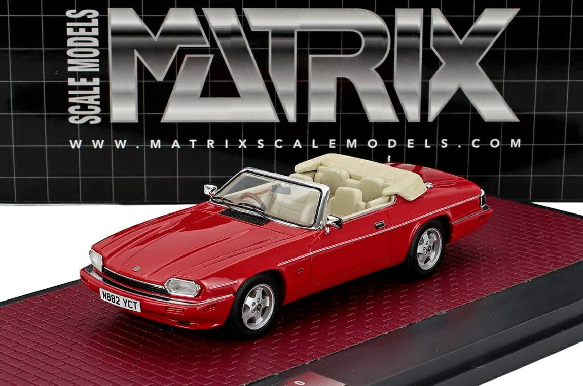 Rakuten - ジャガー XJS 4.0 セレブレーション カブリオレ オープン 1995 レッド 100台限定/ Matrix 1/43 ミニカー
