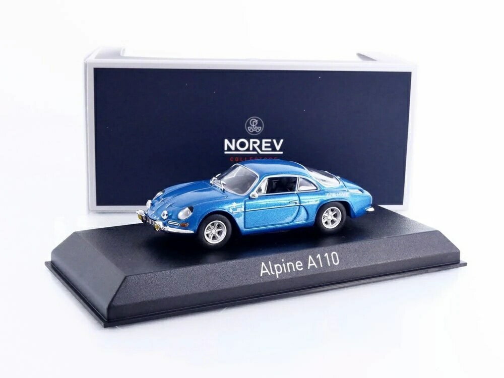 新古品 1/43 ノレブ アルピーヌA110 ピュア&S ホワイト 2台セット ノレブ（NOREV） NOREV 1/43 アルピーヌ A110 Sパック エアロ フレンチ