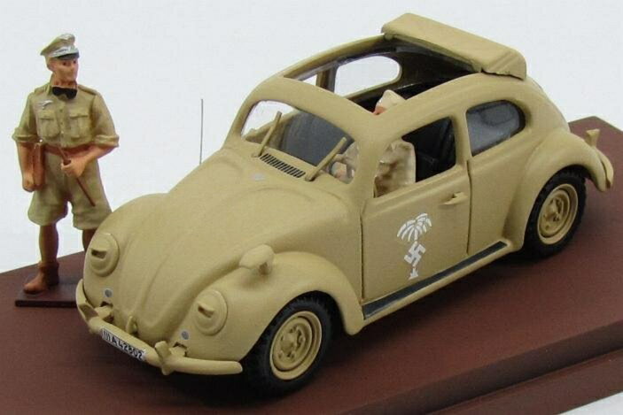 Rakuten - フォルクスワーゲン ビートル 北アフリカ戦線 1941 ロンメル将軍フィギュア付 / Rio 1/43 ミニカー