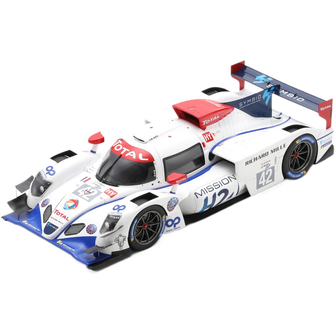 Missionミッション H24 Hydrogen Car Test 2020 #42 Norman Nato ホワイト ブルー レッド / Spark 1/18 ミニカー