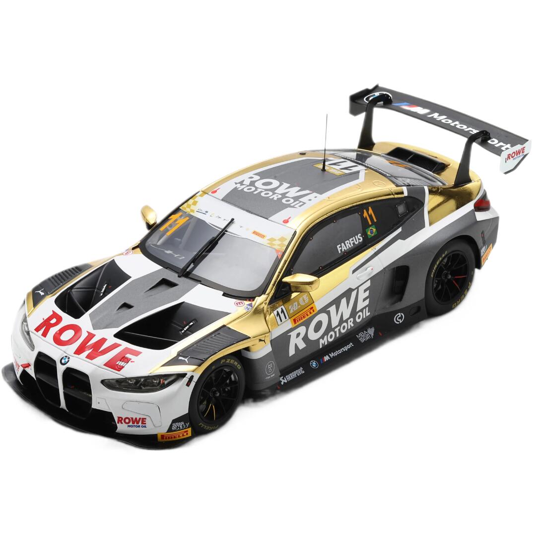BMW 4-Series M4 GT3 Team Rowe Racing #11 3rd FIA GT World Cup Macau 2023 August Farfus / Spark 1/18 ミニカー
