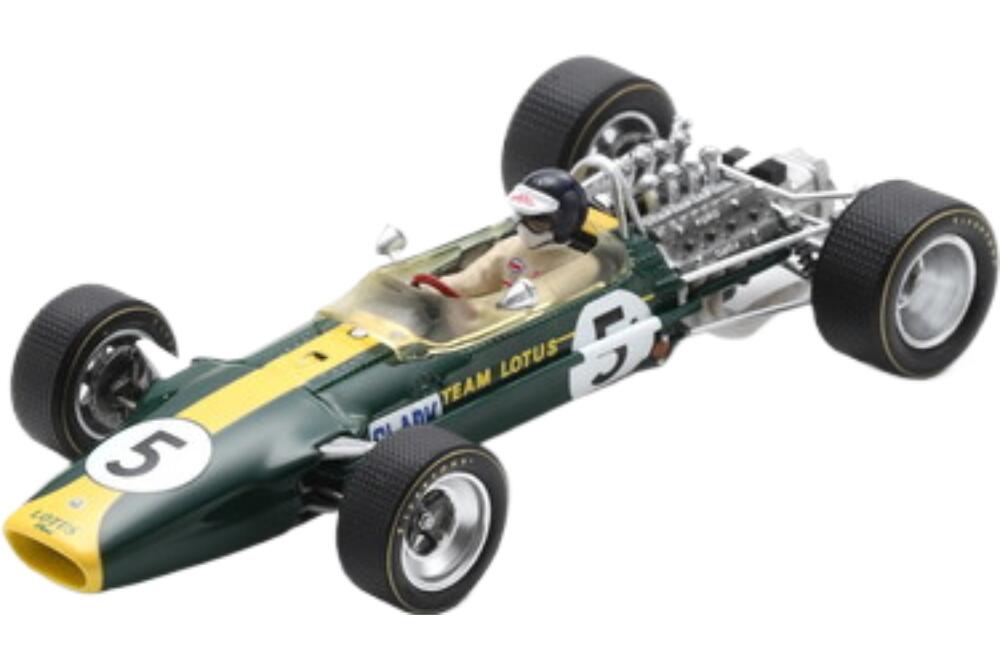 Lotus F1 49 5 ウィナー British GP 1967 Jim Clark S6362/ Spark 1/43 ミニカー