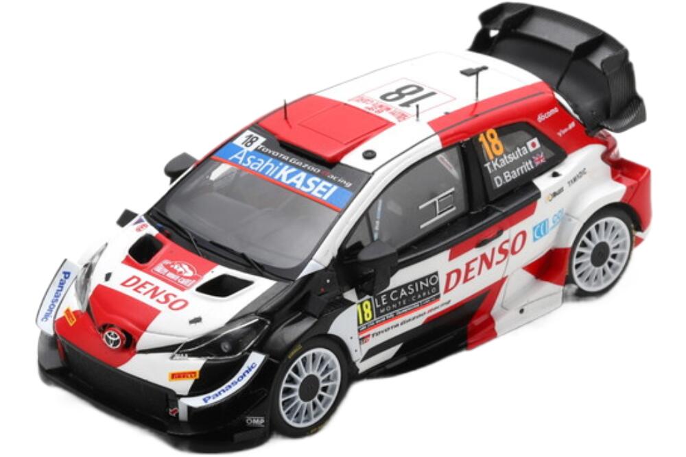 Toyota Yaris Wrc チーム Toyota Gazoo Racing Wrt #18 ラリー Montecarlo 2021 T Katsuta D Barritt ホワイト レッド ブラック/ Spark 1/43 ミニカー