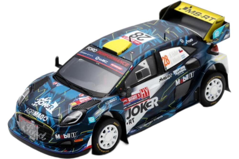 Ford England Puma Rally1 チーム Ford World Rally M Sport 28 Rally Chile 2023 Alberto Heller Luis Ernesto Allende S6734/ Spark 1/43 ミニカー