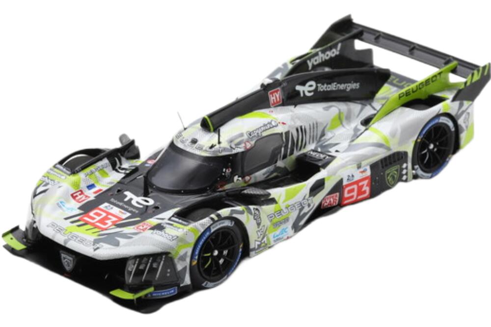 Peugeot 9X8 X6H 2.6L V6 Turbo チーム Peugeot Totalenergies 93 24H Le Mans 2024 Mikkel Jensen Nico Muller Jean Eric Vergne S9126/ Spark 1/43 ミニカー
