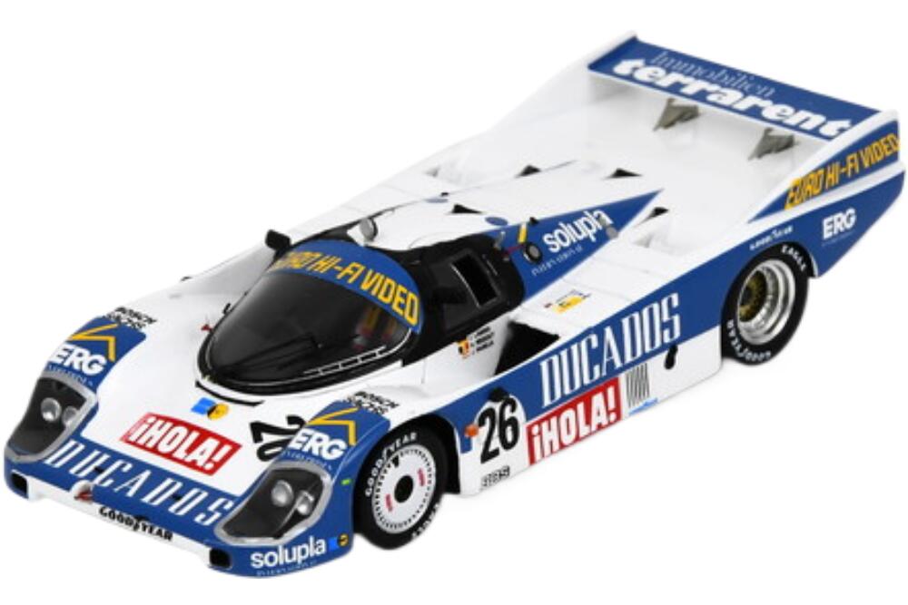 Porsche 956 チーム Ducados Obermaier Racing 26 24H Le Mans 1985 Jurgen Lassig Jesus Pareja Herve Regout S9865/ Spark 1/43 ミニ..