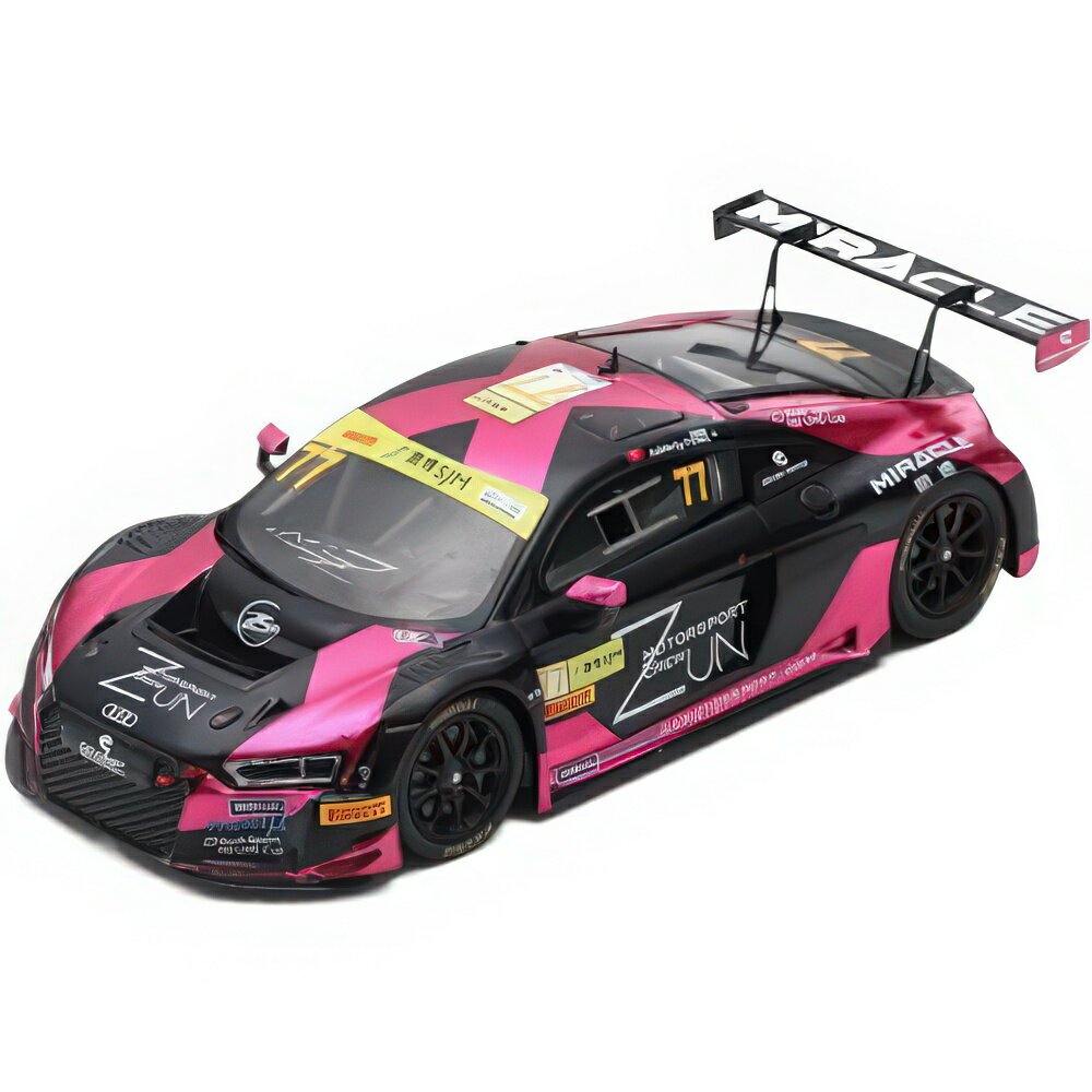 Audi R8 Lms チーム Zun Motorsport Crew #77 Fia Gt World Cup Macau 2018 Adderly Fong/ Spark 1/43 ミニカー