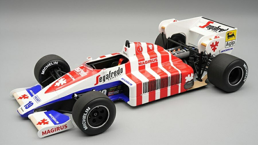 【予約】2026年以降発売予定トールマン F1 TG184 ハートターボ #19 ポルトガルGP 3位 1984 アイルトン・セナ / Tecno 1/18 ミニカー