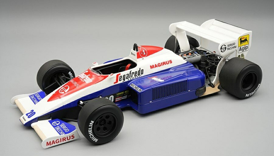 【予約】2026年以降発売予定トールマン F1 TG184 ハートターボ #20 USA GP 1984 ジョニー・セコット / Tecno 1/18 ミニカー