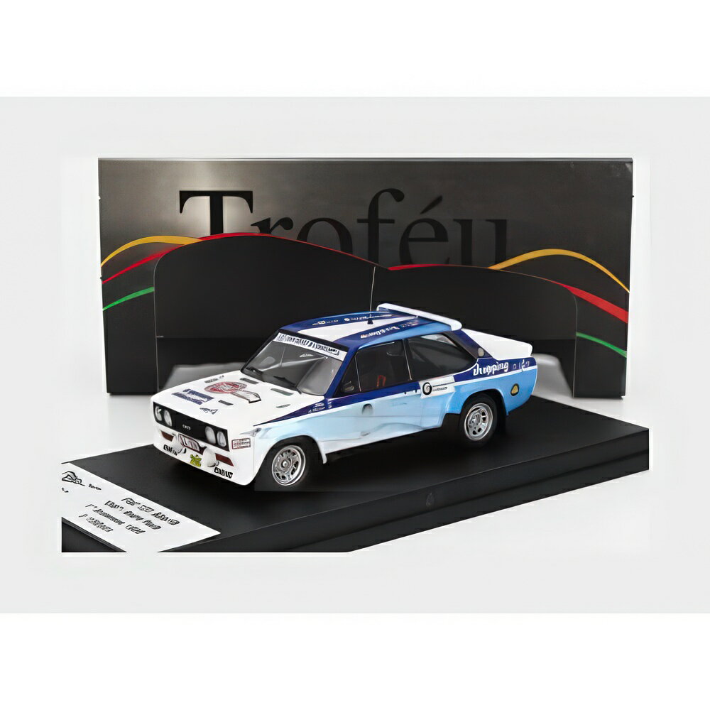 Rakuten - Fiat 131 Abarth ウィナー ラリー Circuit Des Ardennes 1980 ホワイト ブルー TRRBE54/ Trofeu 1/43 ミニカー