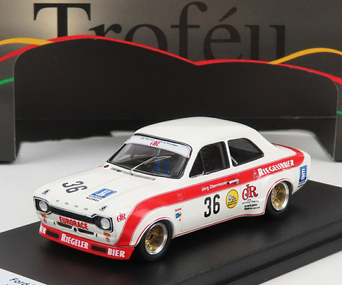 フォード エスコート MKI #36 ニュルブルクリンク 1973 ホワイト/レッド 150台限定/ Trofeu 1/43 ミニカー